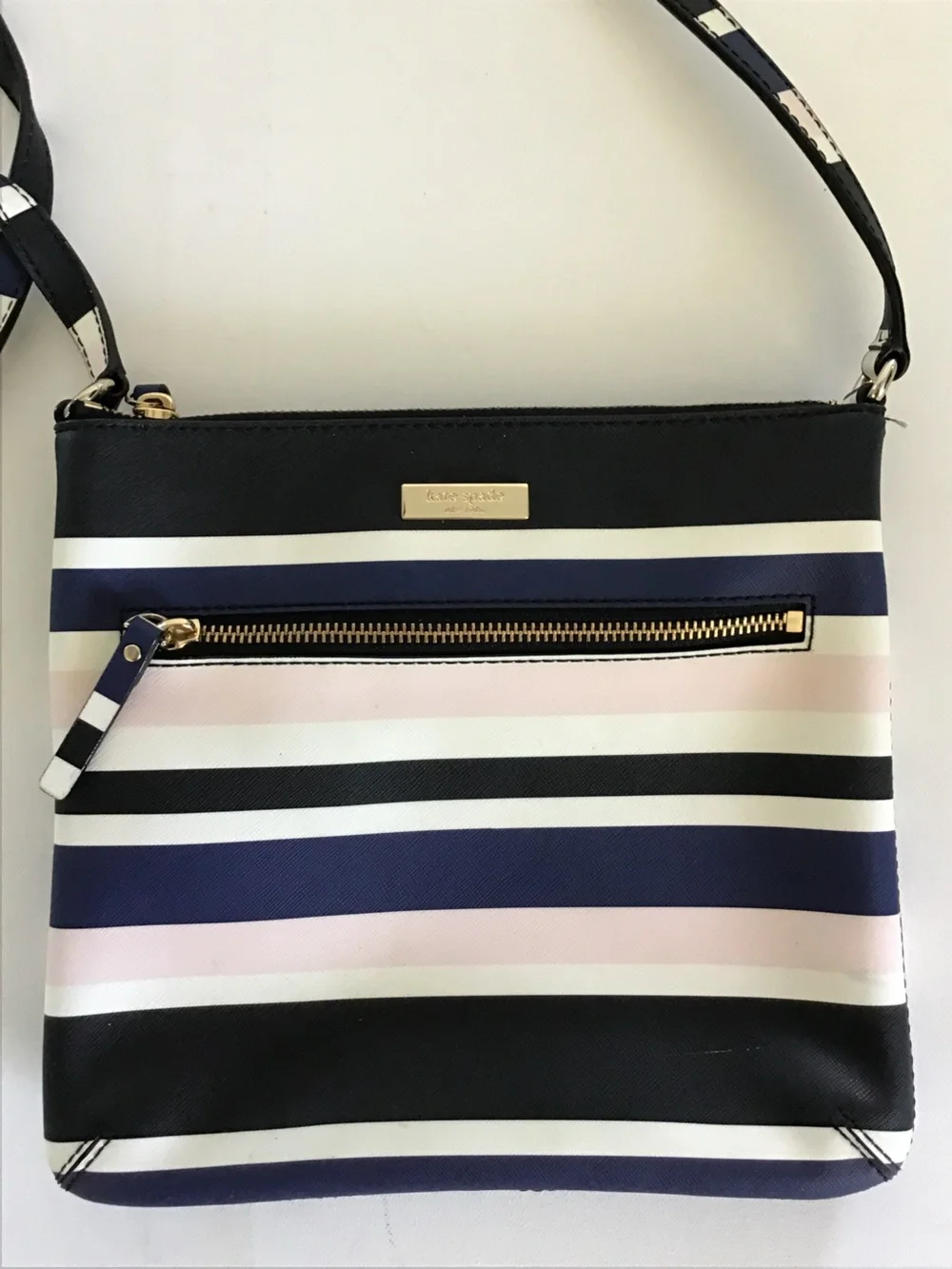 Kate Spade New York Grove Street Stripe Crossbody & Zip Around Wallet Set
